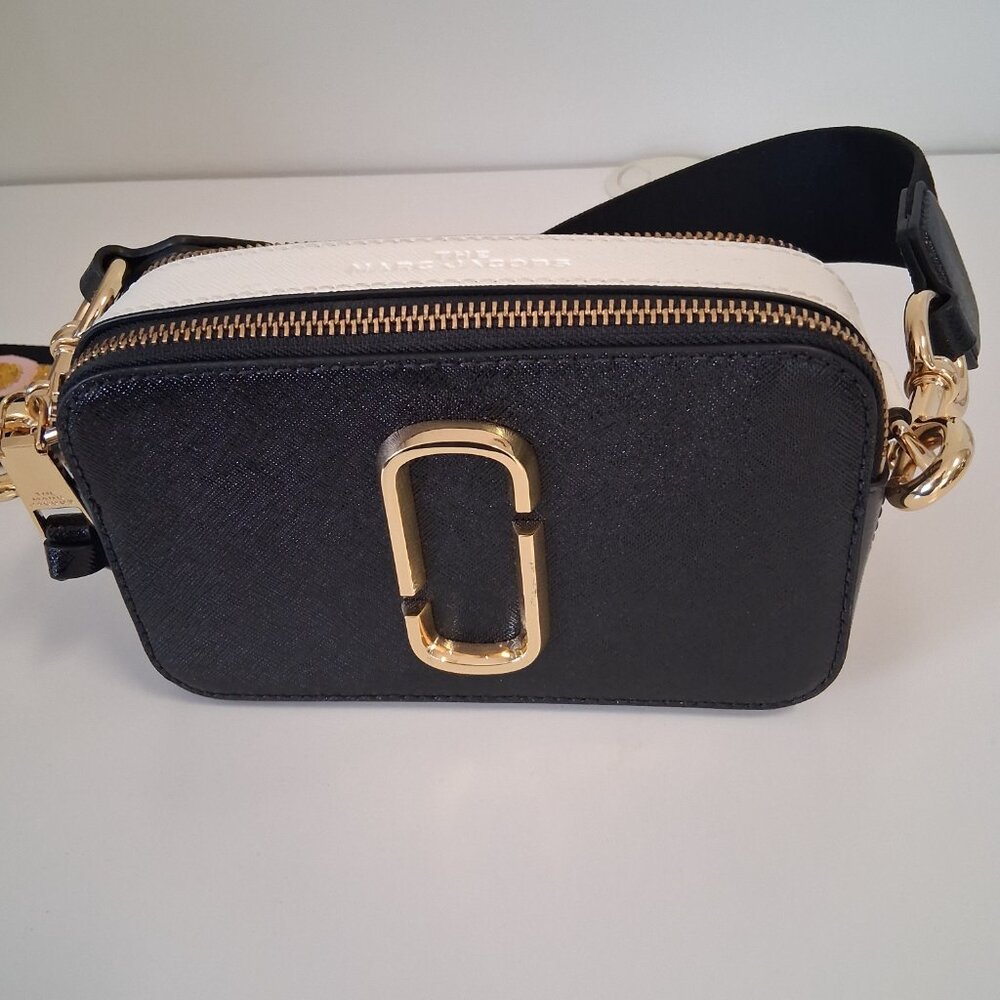 Marc Jacobs Bag, Cb Snapshot, The Snapshot, New Black Multi Color Gently Used - Picture 2 of 8
